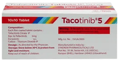 Tacotinib 5 Tablet 10 Tacotinib 5 Tablet 10