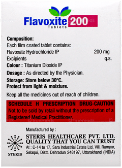 Flavoxite 200 Tablet 15