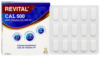 Revital Cal 500 Tablet 15