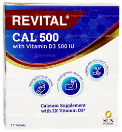 Revital Cal 500 Tablet 15 Revital Cal 500 Tablet 15