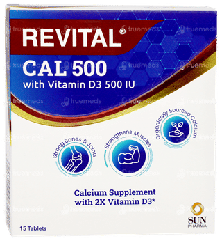Revital Cal 500 Tablet 15