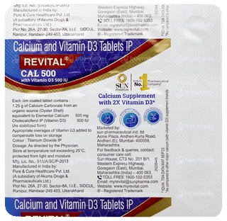 Revital Cal 500 Tablet 15