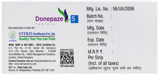 Donepaze 5 Tablet 10