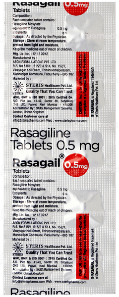 Rasagail 0.5 Tablet 10
