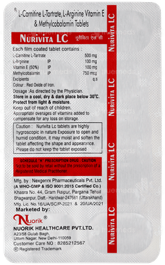 Nurivita Lc Tablet 10