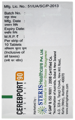 Cerebport 90 Tablet 10