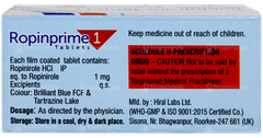 Ropinprime 1 Tablet 10