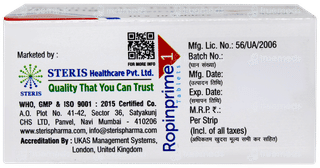 Ropinprime 1 Tablet 10