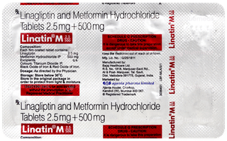 Linatin M 2.5/500 Tablet 10