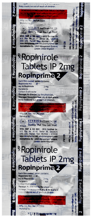 Ropinprime 2 Tablet 10