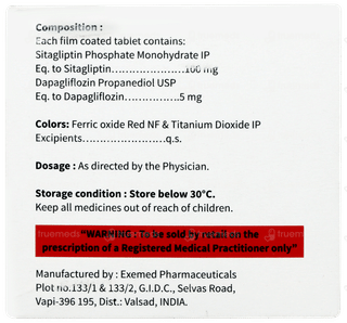 Dapahenz S 5/100 Tablet 10