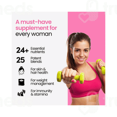 Zingavita Multi Vitamins Women With 48 Vitamins Iron And Herbs Tablet 60
