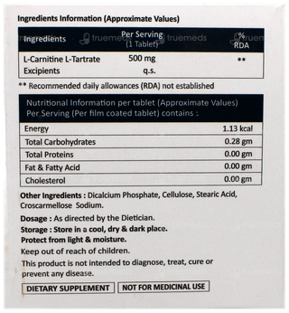 l carnitine dose for children Levocarnitine Oral Solution USP (1g per 10mLmulti-dose) Buy Carnilab-LC Tablet Online: View