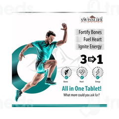 Swisslife Forever Calcium + Magnesium + Zinc Veg Tablet 120