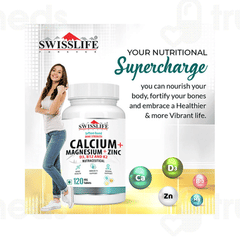 Swisslife Forever Calcium + Magnesium + Zinc Veg Tablet 120