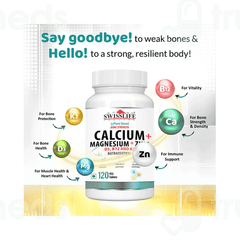 Swisslife Forever Calcium + Magnesium + Zinc Veg Tablet 120