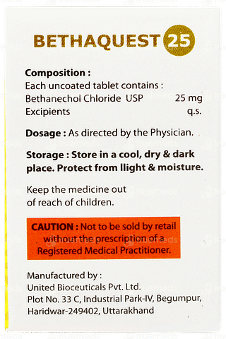 Bethaquest 25 Tablet 10