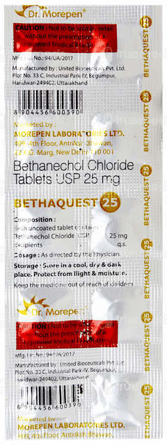 Bethaquest 25 Tablet 10