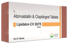 Lipidator Cv 20/75 Tablet 10 Lipidator Cv 20/75 Tablet 10