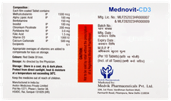 Mednovit Cd3 Tablet 10