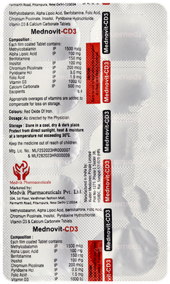Mednovit Cd3 Tablet 10