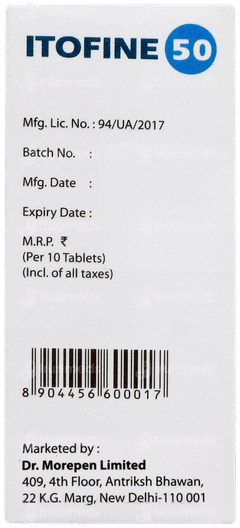 Itofine 50 Tablet 10