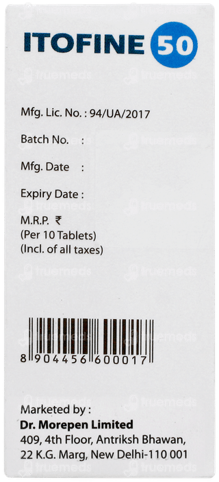 Itofine 50 Tablet 10