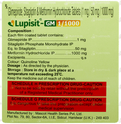 Lupisit GM 1/1000 Tablet 10 Lupisit GM 1/1000 Tablet 10