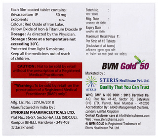Bvm Gold 50 Tablet 15