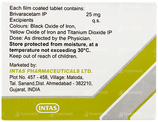 Brivazen 25 Tablet 15
