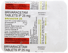Brivazen 25 Tablet 15 Brivazen 25 Tablet 15