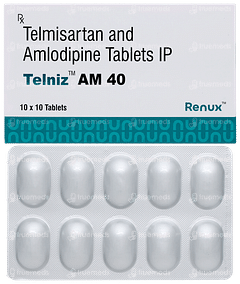 Telniz Am 40 Tablet 10 Telniz Am 40 Tablet 10