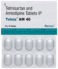 Telniz Am 40 Tablet 10