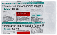 Telniz Am 40 Tablet 10 Telniz Am 40 Tablet 10