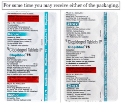 Clopibloc 75 Tablet 15 Clopibloc 75 Tablet 15