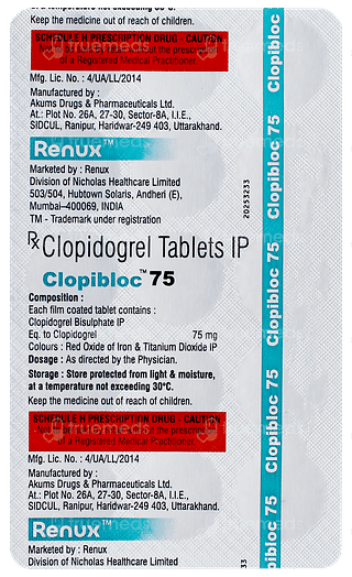 Clopibloc 75 Tablet 15