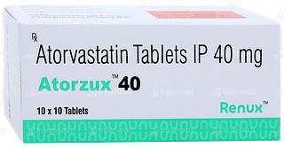 Atorzux 40 Tablet 10