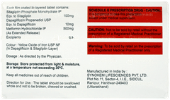 Sugaray Dm 100/10/500 Tablet 15