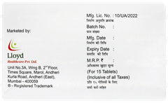 Sugaray Dm 100/10/500 Tablet 15