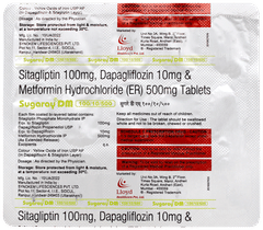 Sugaray Dm 100/10/500 Tablet 15