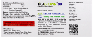 Ticagrown 90 Tablet 14