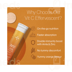 Setu Vitamin C Fizz Orange Flavour Effervescent Tablet 20