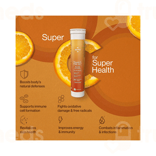 Setu Vitamin C Fizz Orange Flavour Effervescent Tablet 20
