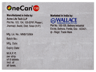 Onecan 150 Tablet 8