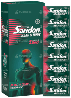 Saridon Head & Body Tablet 10