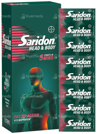 Saridon Head & Body Tablet 10