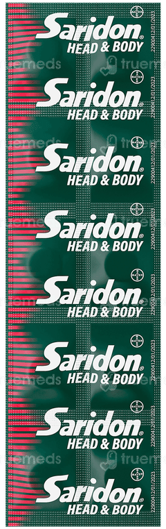 Saridon Head & Body Tablet 10