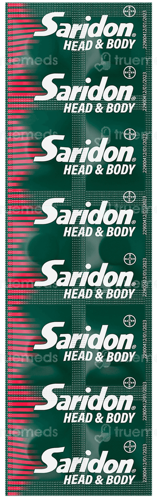 Saridon Head & Body Tablet 10