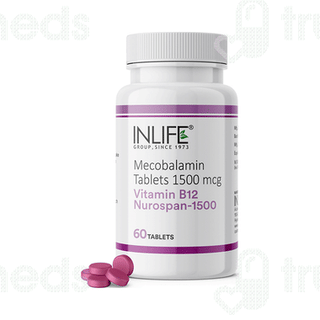 Inlife Vitamin B12 Methylcobalamin 1500mcg Tablet 60