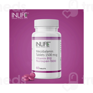 Inlife Vitamin B12 Methylcobalamin 1500mcg Tablet 60